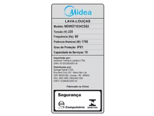Lava-Louças Midea SmartHome Inox Thumbnail 5