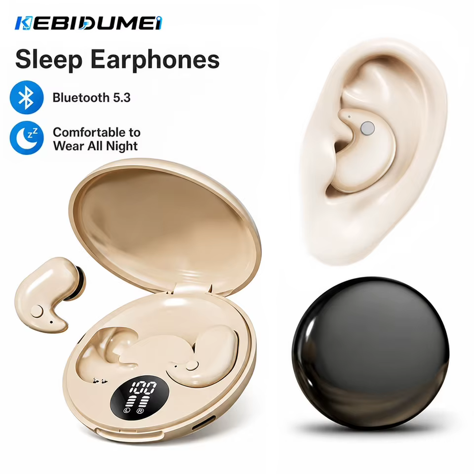 Fones Bluetooth 5.3 para Dormir KEBIDUMEI