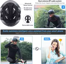 Câmera de Ação Moto Capacete HA03D Thumbnail 6
