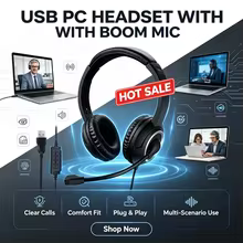 Headset Gamer USB Estéreo com Microfone Thumbnail 2