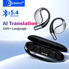 Fones Tradutor AI KEBIDUMEI Bluetooth 5.4 Thumbnail 1
