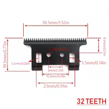 Lâmina de Substituição Kemei KM-2299 Thumbnail 2