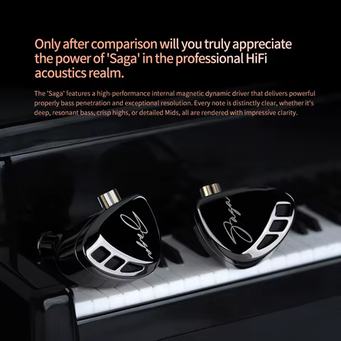 KZ Saga Fones de Ouvido HiFi