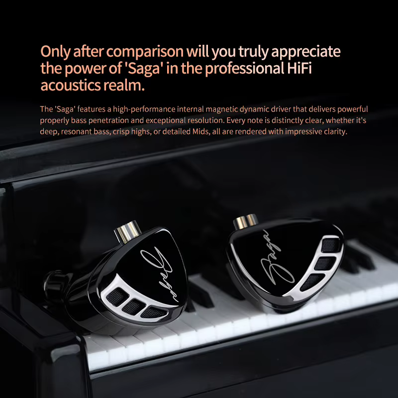 KZ Saga Fones de Ouvido HiFi