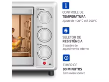 Forno Elétrico Mondial Family Grill 42L Thumbnail 6