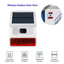 Sirene Solar de Alarme 433MHz Thumbnail 2