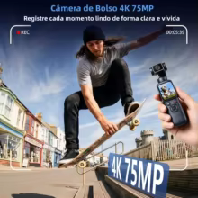 Câmera de Ação 4K Portátil Thumbnail 3