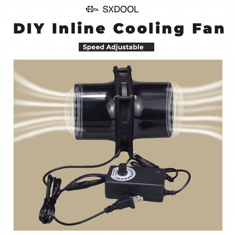 Ventilador Inline 120x25mm Kit Exaustão
