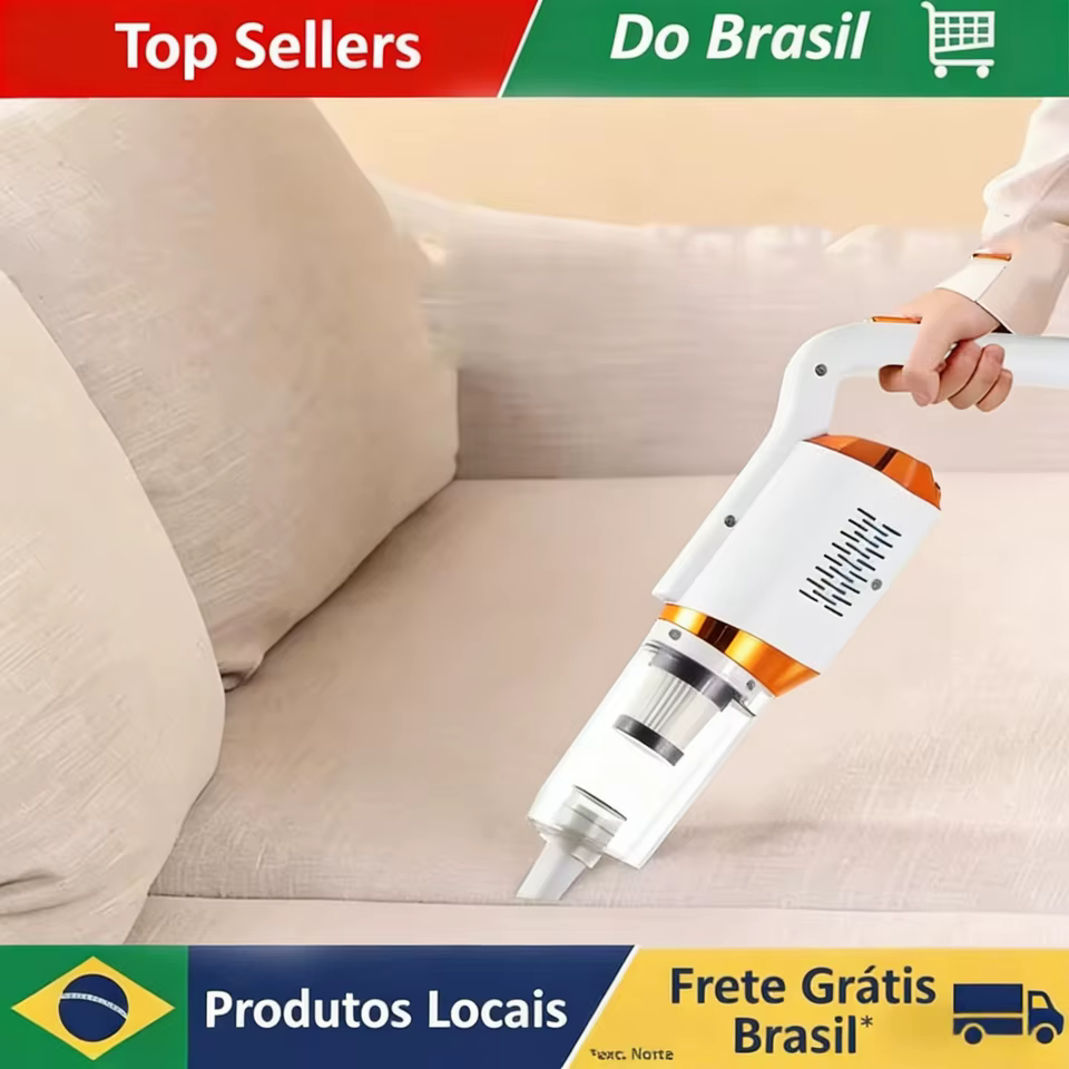 Aspirador de Pó Sem Fio Portátil