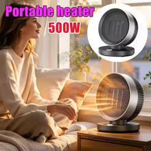 Aquecedor de Mesa Portátil com Ventilador Thumbnail 1