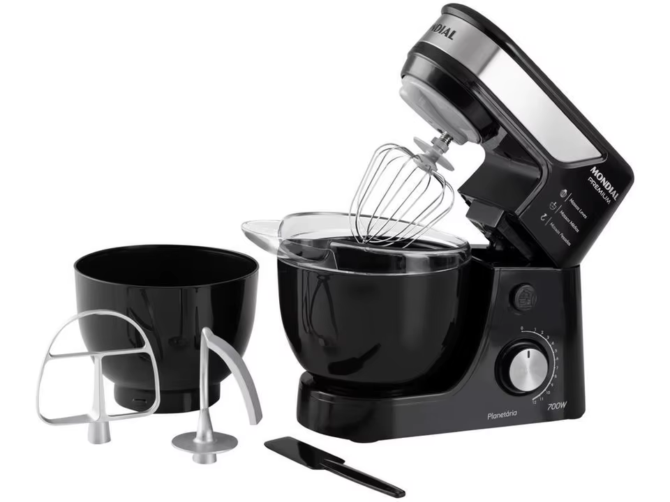Batedeira Mondial 700W Inox