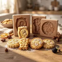 Moldes de Madeira para Biscoitos de Natal Thumbnail 1