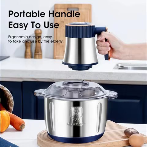 Moedor de Carne Elétrico 5L
