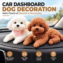 Enfeite Teddy Poodle Carro Thumbnail 1