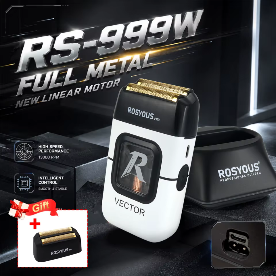 Barbeador Elétrico Profissional ROSYOUS 999W