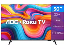 Smart TV AOC 50" 4K UHD Roku Thumbnail 1