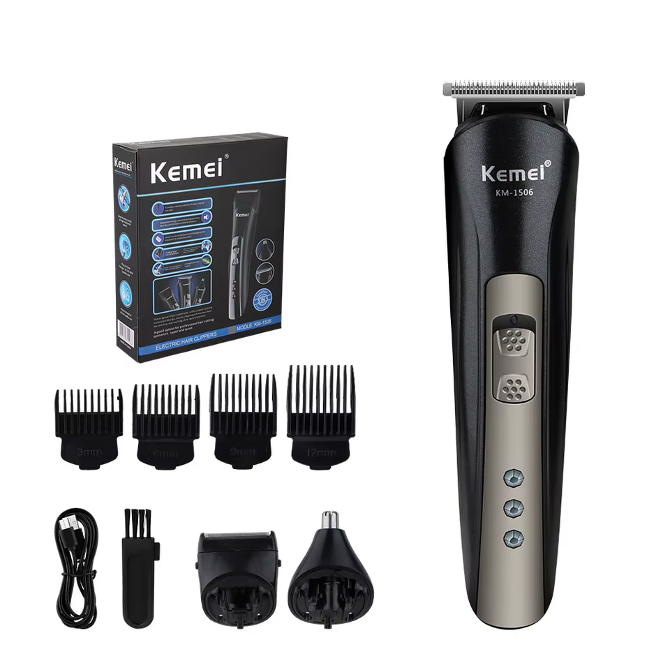 Kemei KM-1506 Aparelho de Corte 3 em 1