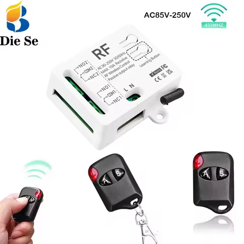 Controle Remoto Universal RF 433MHz