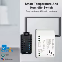 Interruptor WiFi Inteligente com Sensor de Temperatura Thumbnail 1