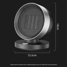 Aquecedor de Mesa 500W com Ventilador Thumbnail 6