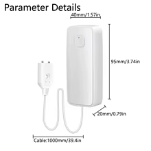 Sensor de Vazamento WiFi 2.4G com Alarme Thumbnail 4