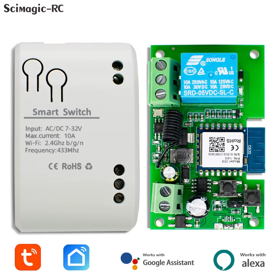 Interruptor Inteligente TUYA com Controle Remoto