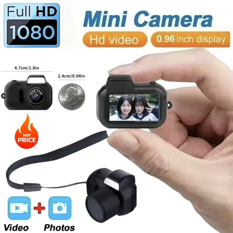 Mini Câmera Retro 1080p Y3000