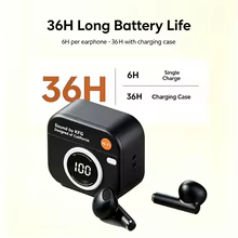 Fone Bluetooth 5.4 KEBIDU TWS Retro Thumbnail 6