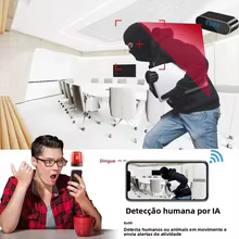 Mini Câmera Wi-Fi Relógio Thumbnail 5