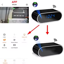 Mini Câmera Relógio 1080P WiFi Thumbnail 6