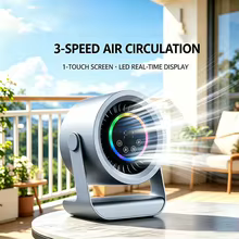 Ventilador Turbo Portátil 3 em 1 Thumbnail 2