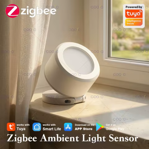 Sensor de Luz Ambiente Zigbee Tuya