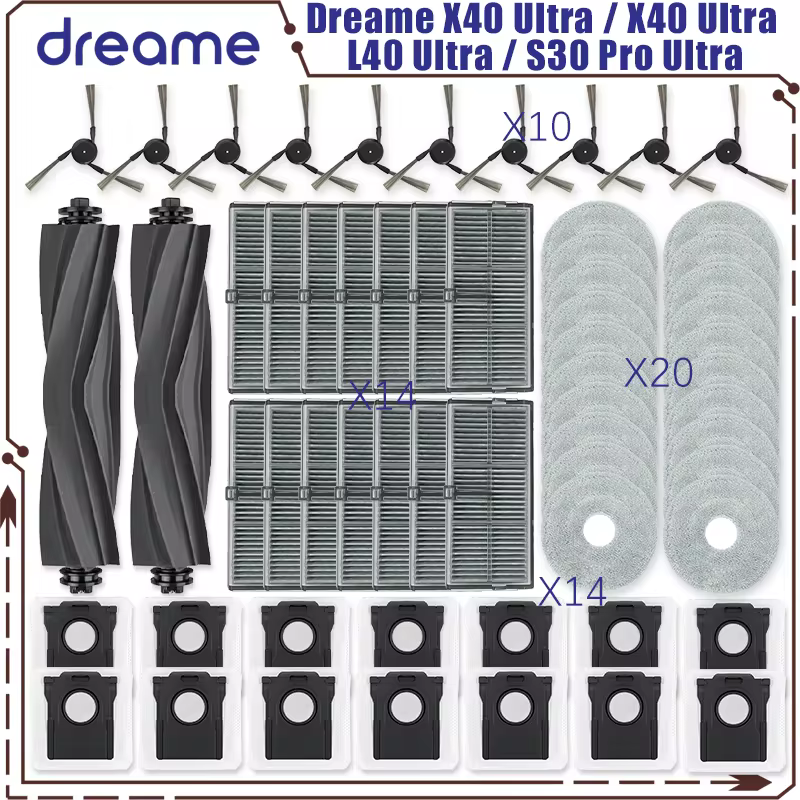 Peças Dreame X40 Ultra Kit Completo