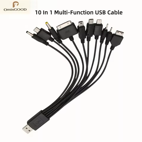 Cabo USB Universal 10 em 1