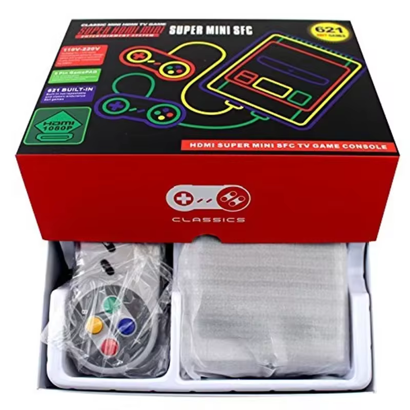 Mini Console Retro 8 Bits 621 Jogos