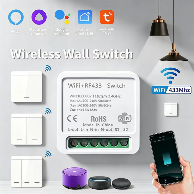 Interruptor Inteligente Tuya WiFi 16A