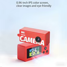 Câmera Retrô de Polegar KEBIDUMEI 1080P Thumbnail 4