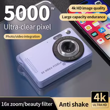 Câmera Vlogging 4K 50MP com Zoom 16X Thumbnail 1