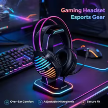 Headset Gamer BZUMK H1 RGB Thumbnail 6