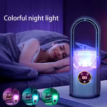 Ventilador de Mesa USB com Display LED Thumbnail 4