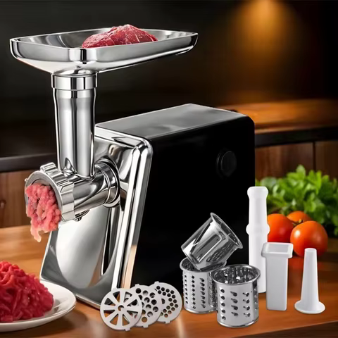 Moedor de Carne Elétrico de Alto Torque