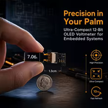 Mini Voltímetro Digital Ultrafino OLED Thumbnail 6
