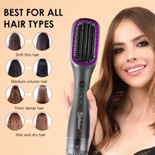 Escova Elétrica HATTEKER com Ar Quente Thumbnail 2