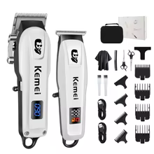Kemei KM-232KM-PG Máquina de Cortar Cabelo Profissional Thumbnail 1