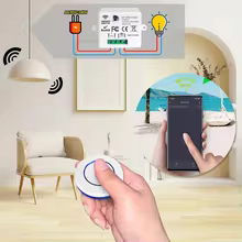 Interruptor Inteligente Wi-Fi RF Alexa Thumbnail 2