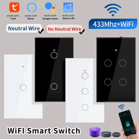 Interruptor Inteligente Wi-Fi Tuya