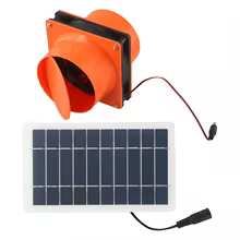 Ventilador Solar 10W 12V Kit Completo Thumbnail 4