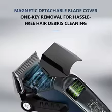 Kit Máquina de Cortar Cabelo Kemei Sem Fio Thumbnail 3