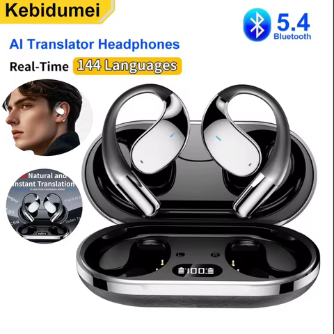 Fones Bluetooth 5.4 Tradução AI