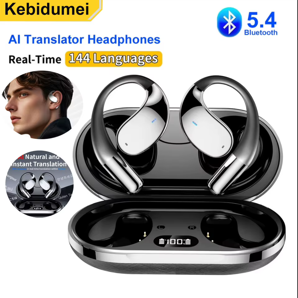 Fones Bluetooth 5.4 Tradução AI